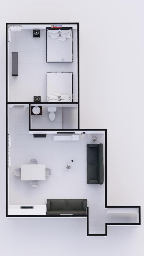 Premium Corner One-Bedroom Suite with Kitchen