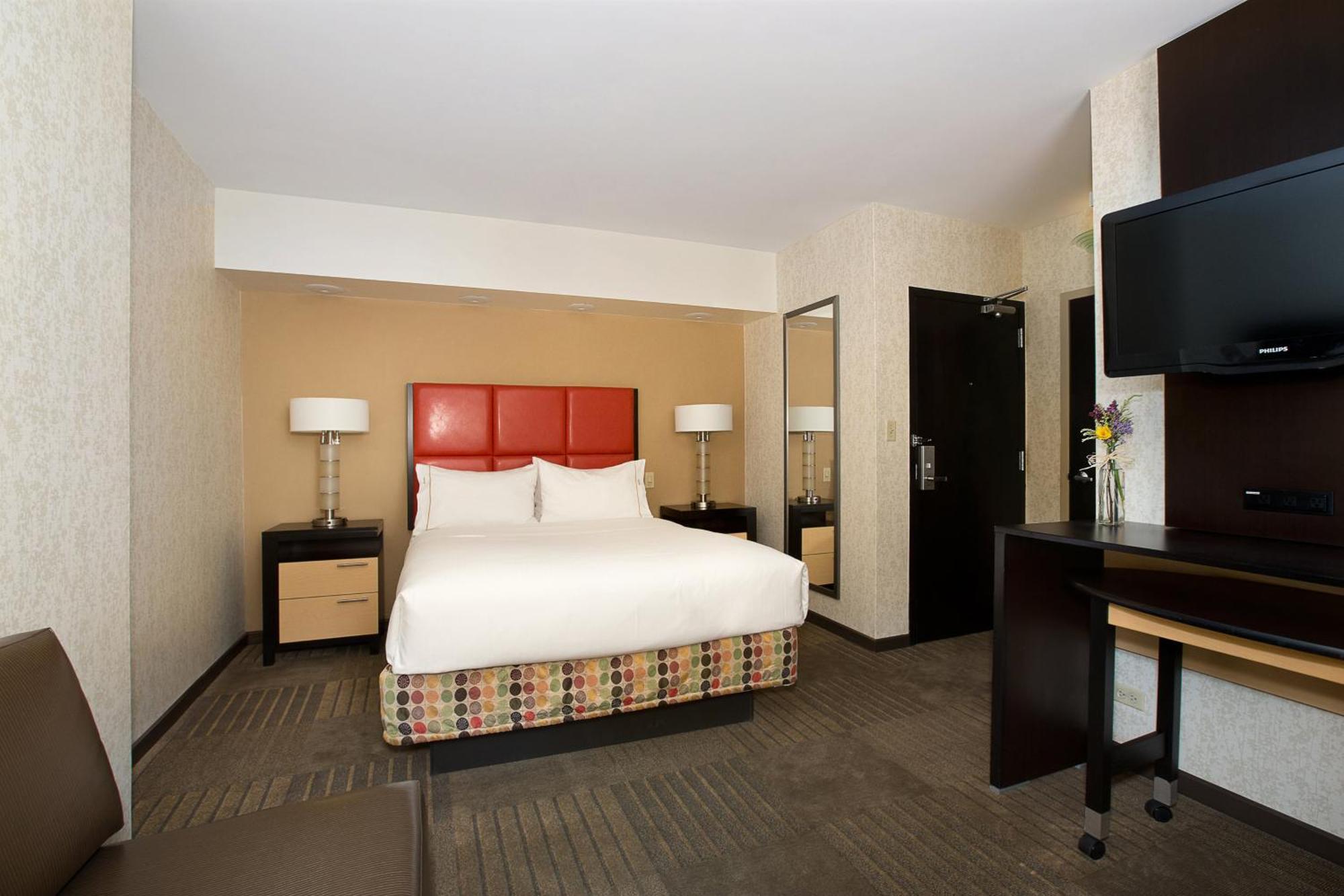 Queen Room with Sleeper Sofa View