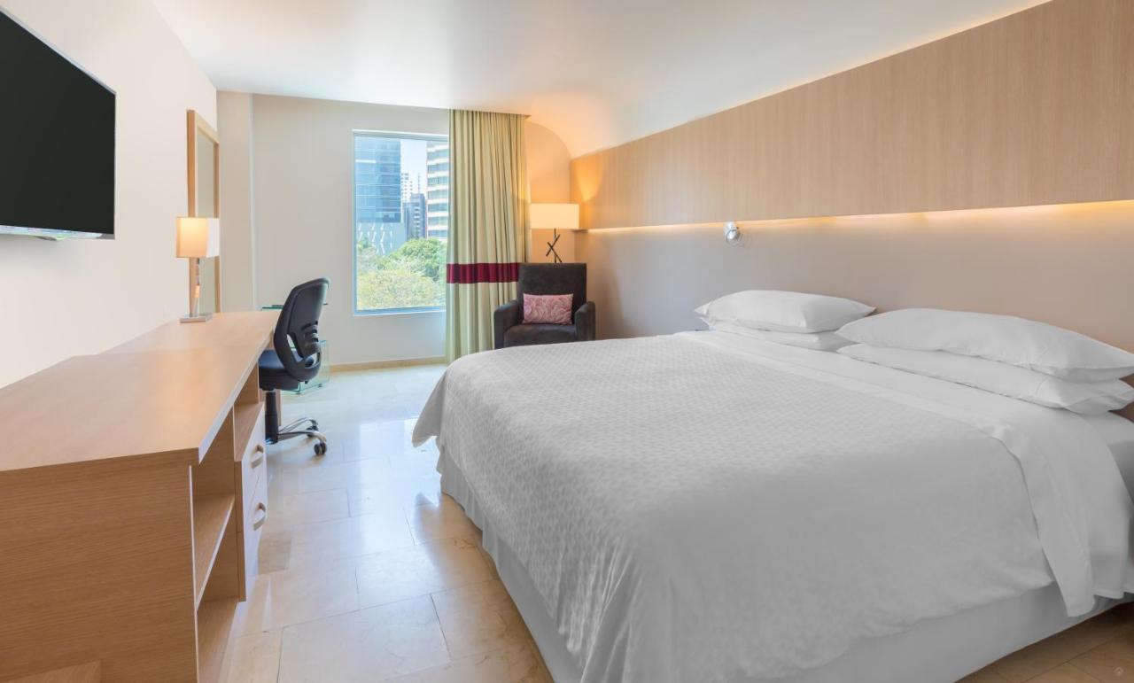 Traditional guest room with a king bed