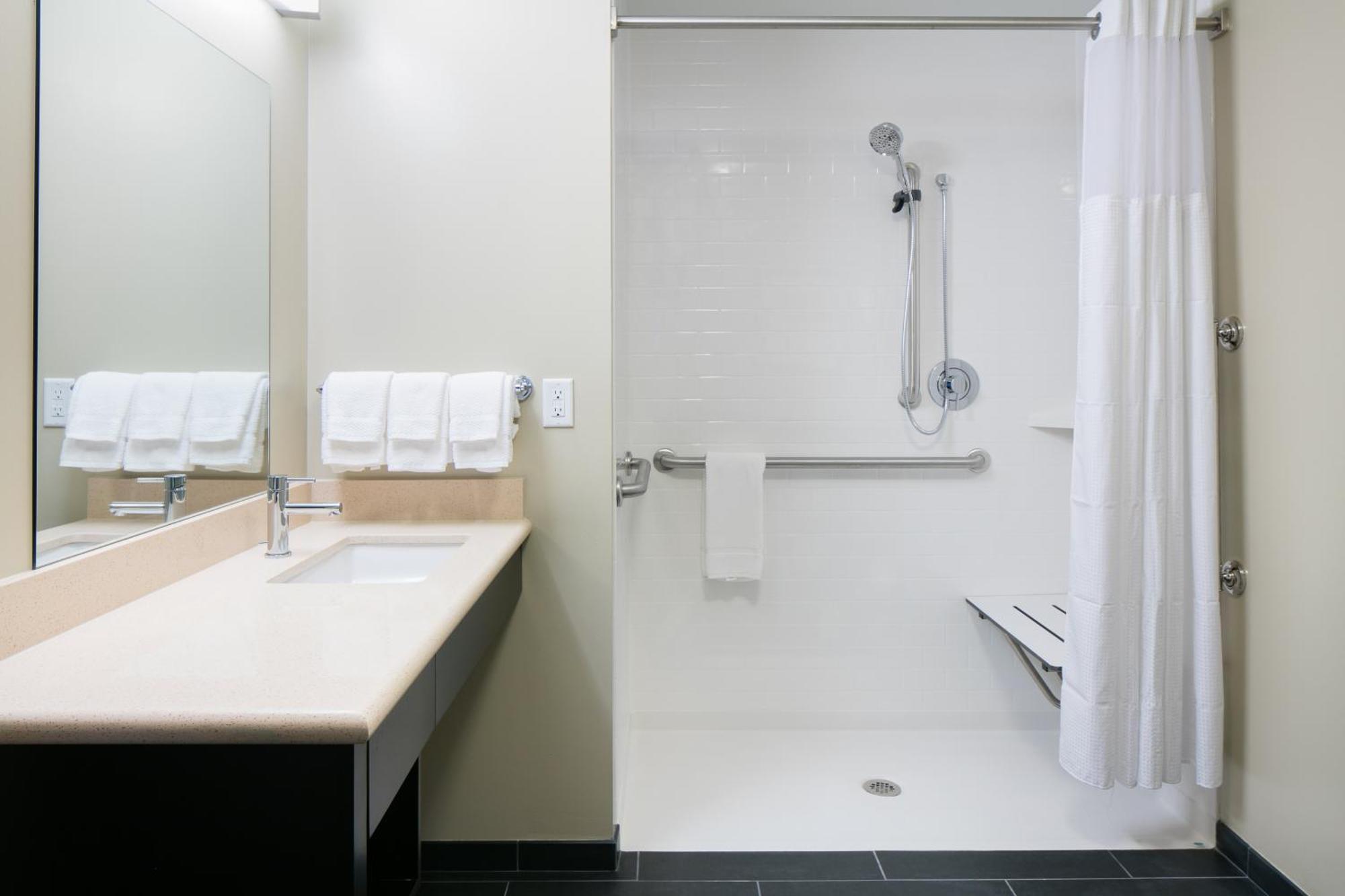 One Bedroom Suite with Two Queen Beds and Roll-In Shower