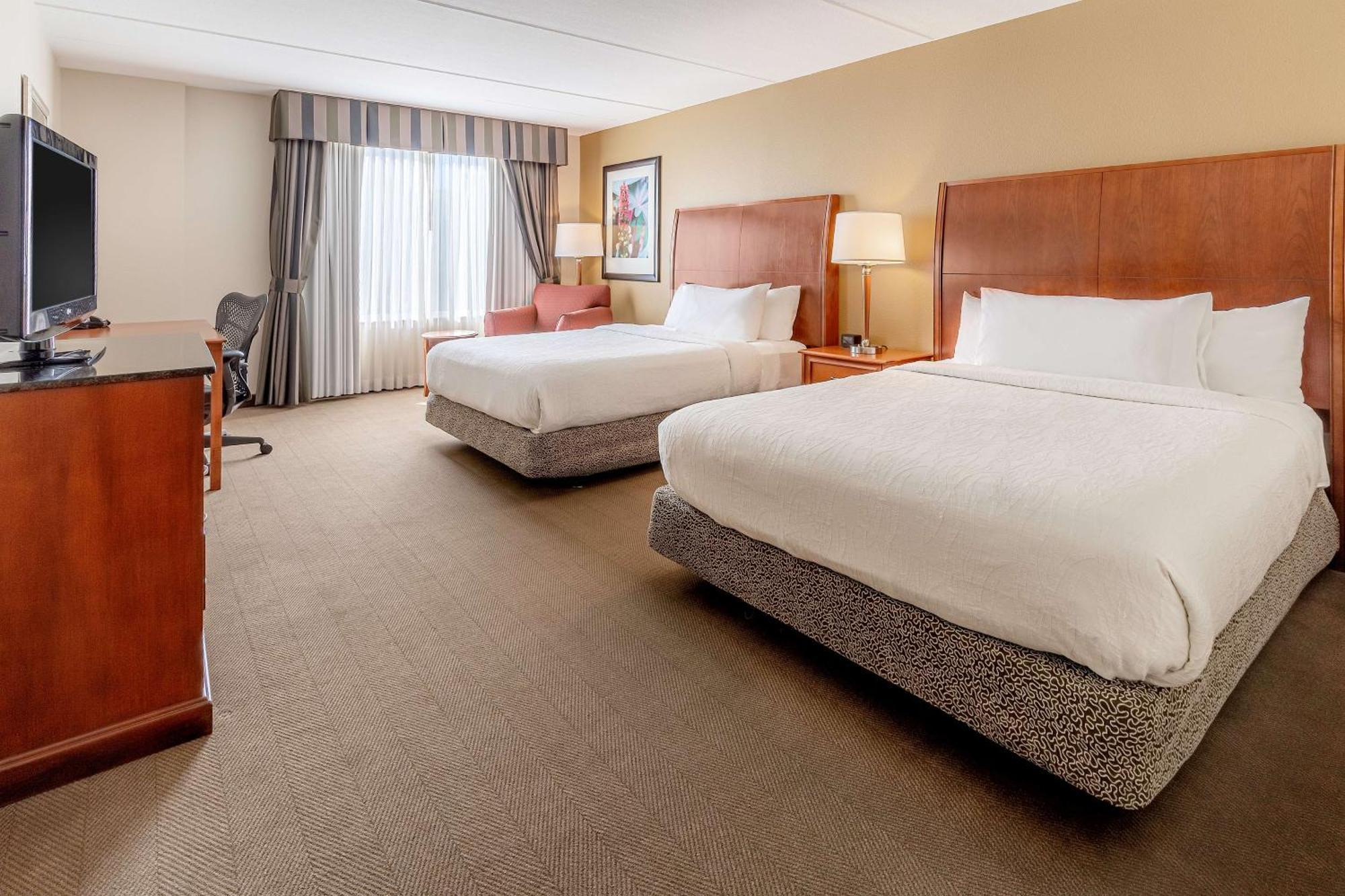 Queen Room with Two Queen Beds - Hearing Accessible with Bathtub