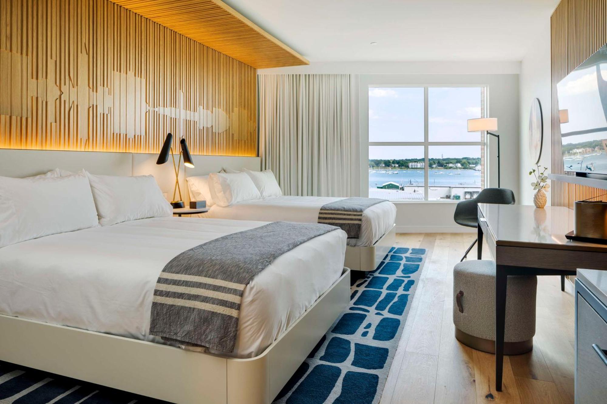 Queen Room with Two Queen Beds and Waterfront View