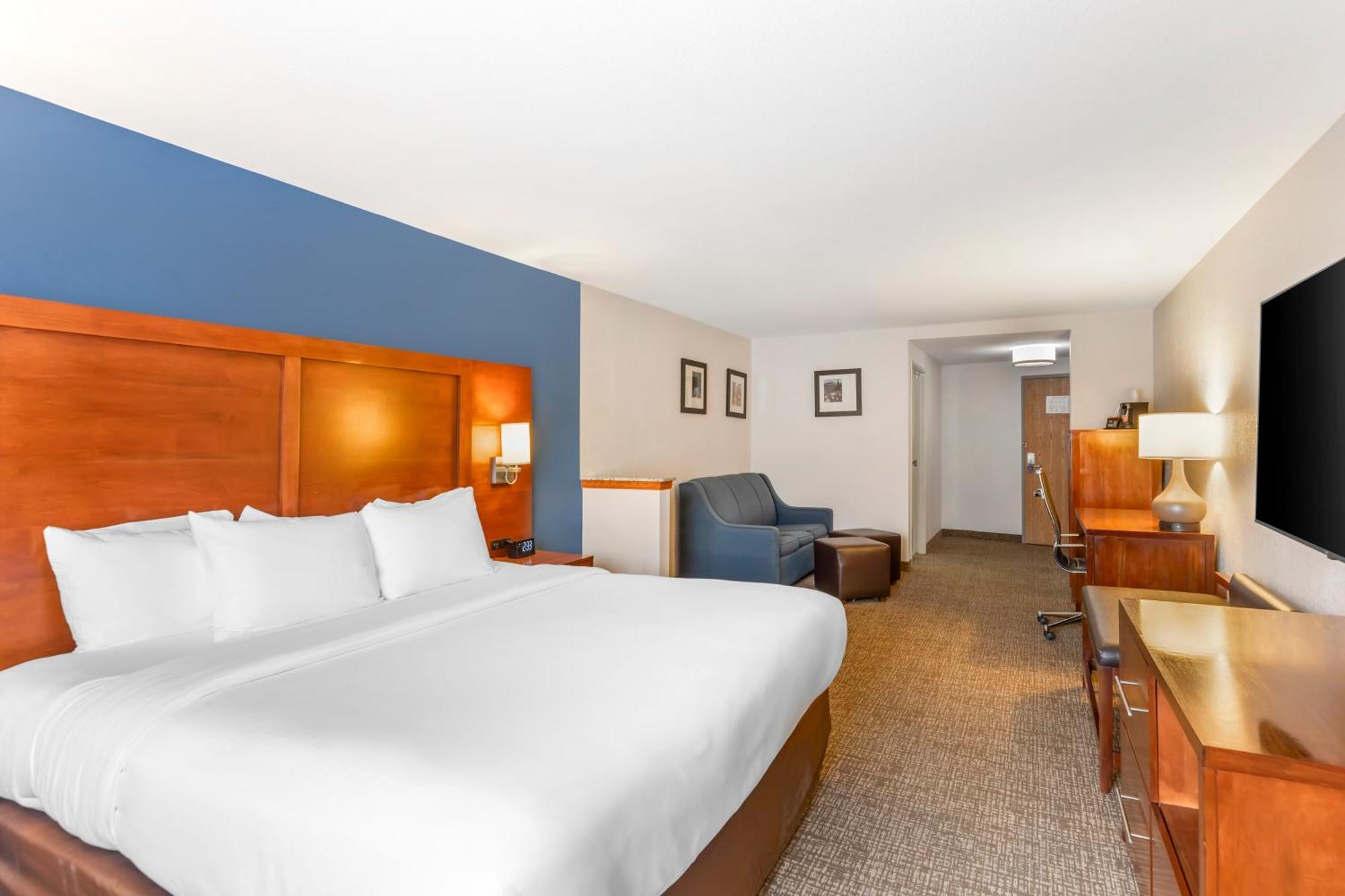 Business King Suite with Roll-In Shower - Accessible/Non-Smoking
