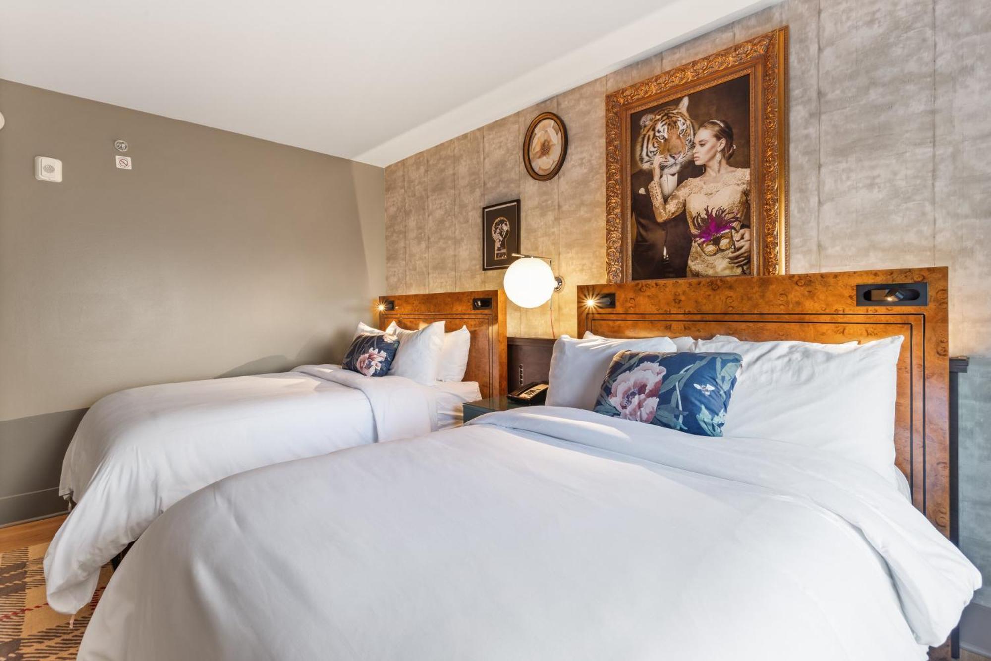 Standard Double Room with Two Double Beds and Roll In Shower - Mobility Accessible,1622032928:JPEG