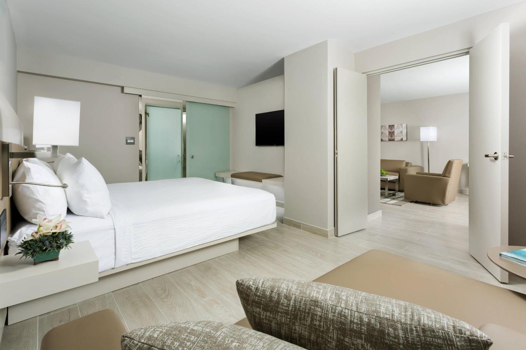 One-Bedroom King Suite with Sofa Bed and Balcony