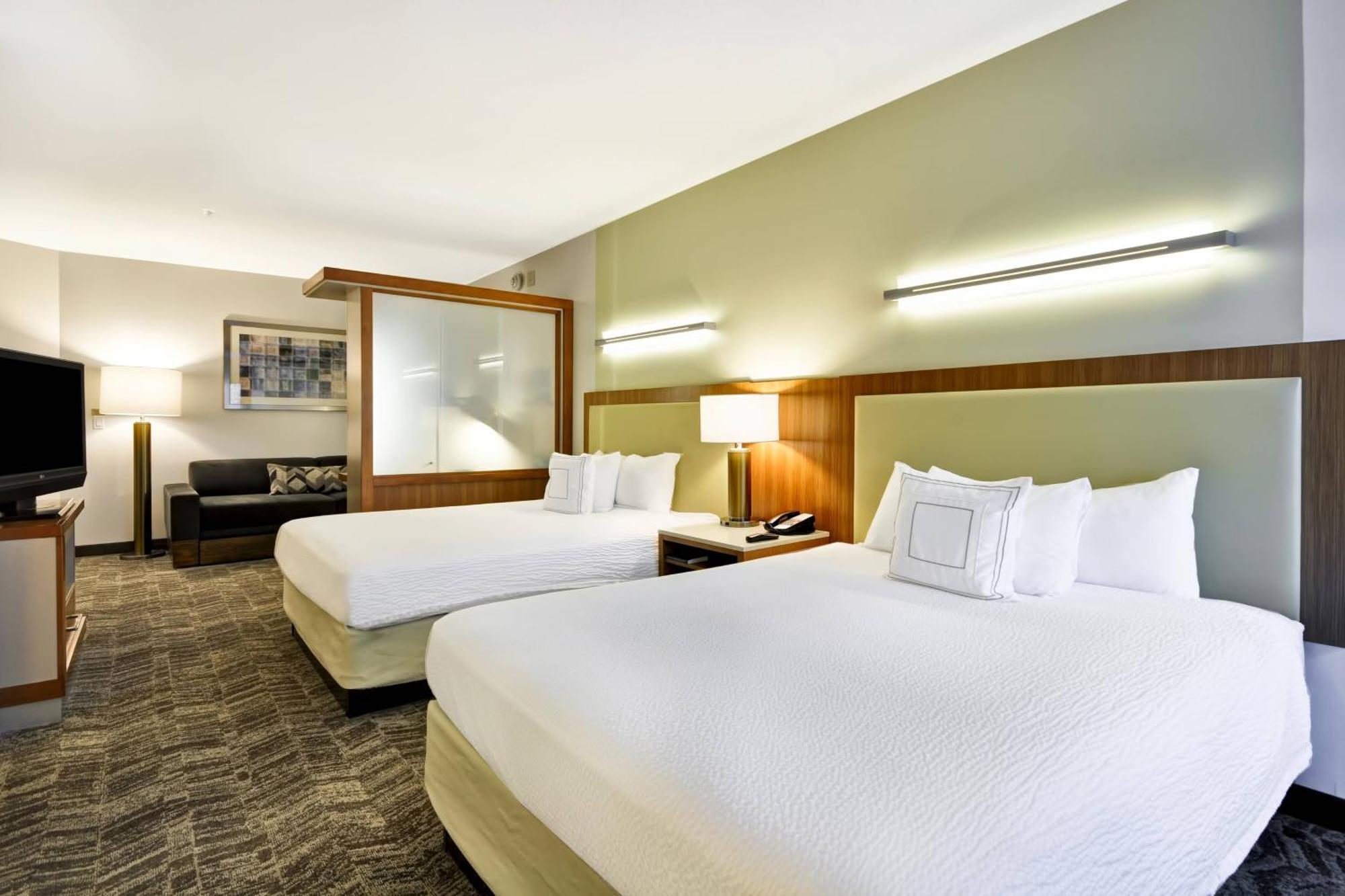 Queen Suite with Two Queen Beds and Trundle Sofa