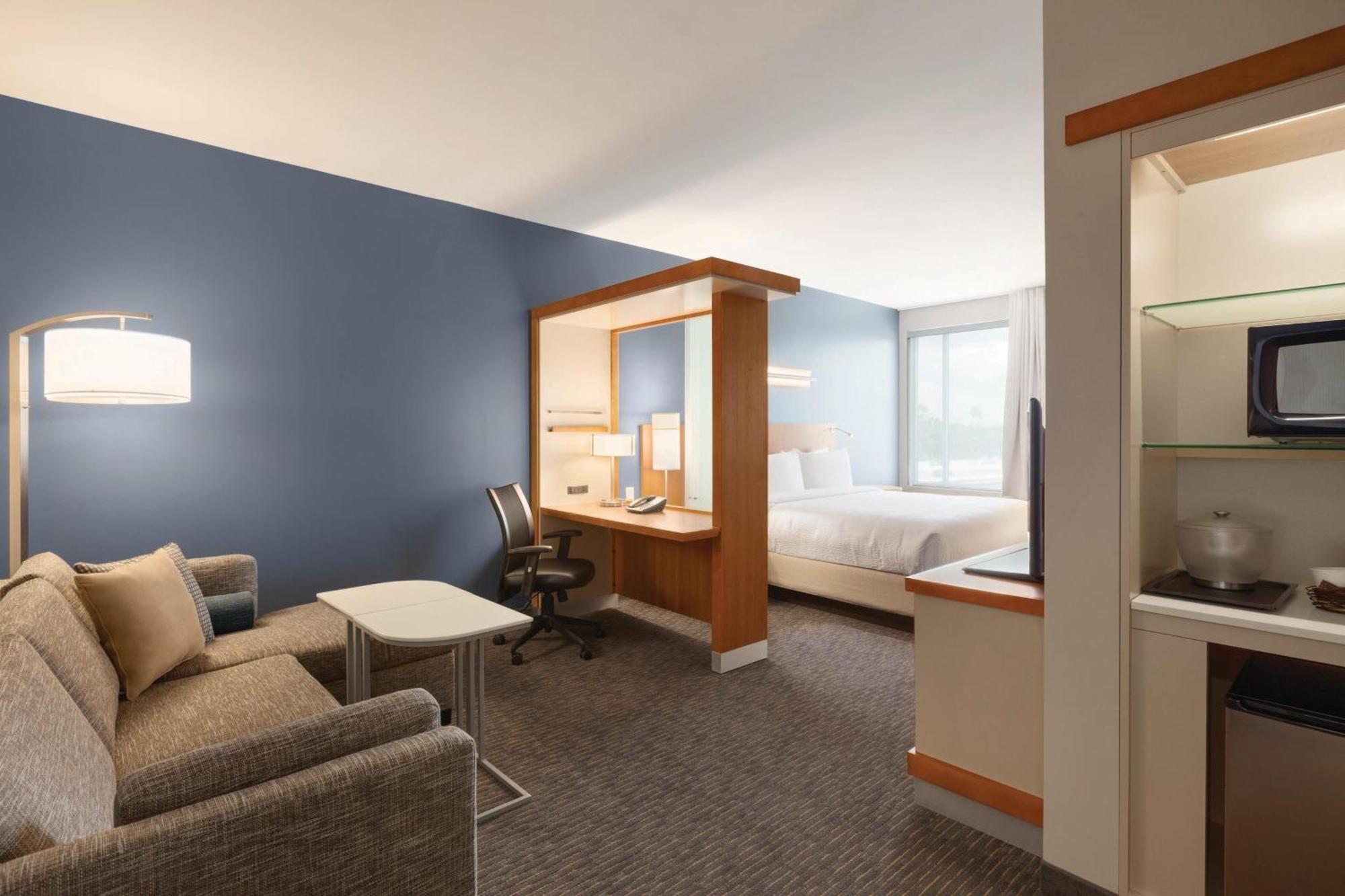 One-Bedroom King Suite with Roll-In Shower, Transfer Shower and Sofa Bed - Mobility Access