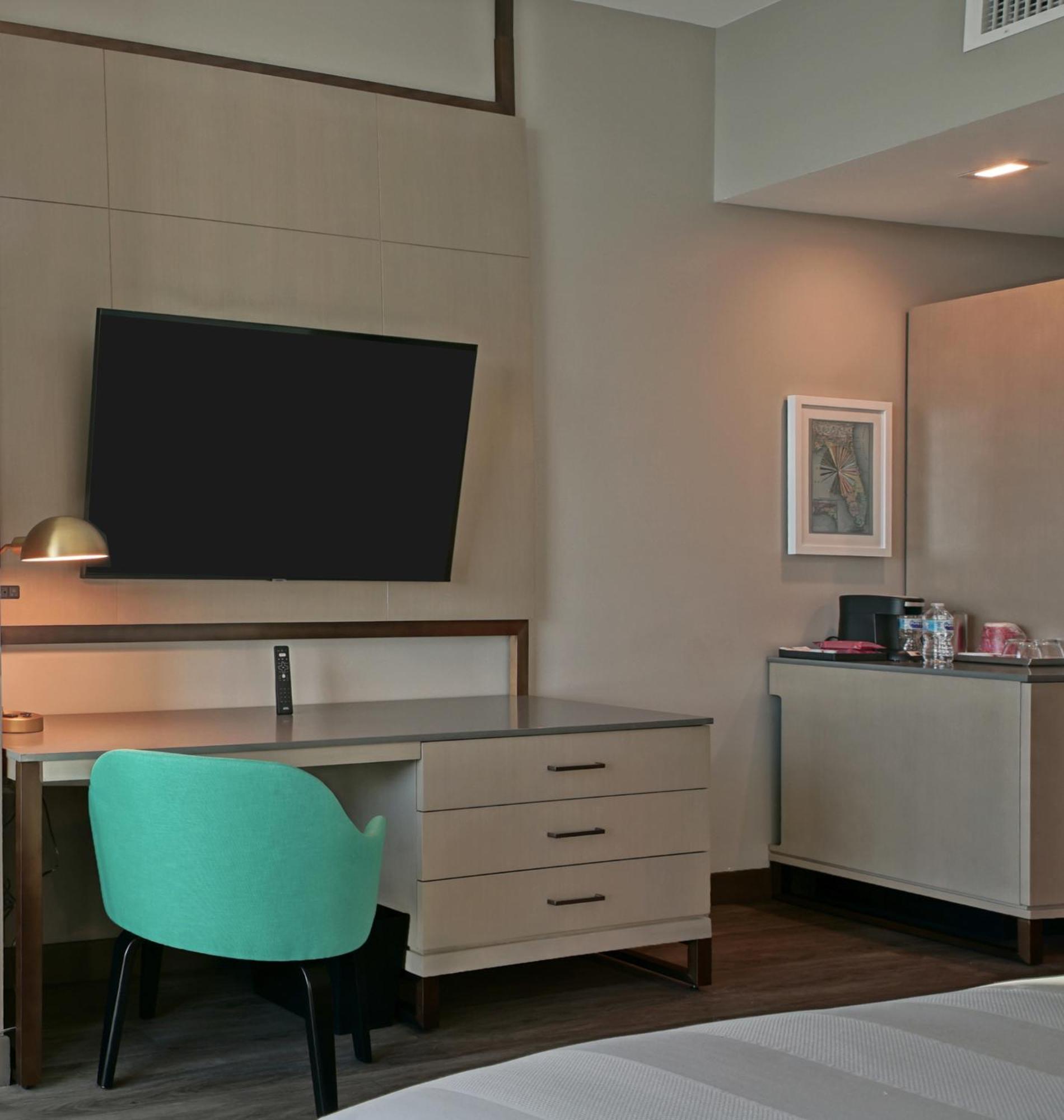 Standard, Guest room, 1 King,  City view (Mobility Accessible w/ Roll-in Shower)