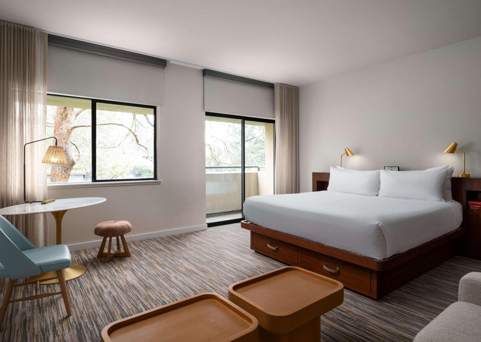 King Room with Sofa Bed and Pool View