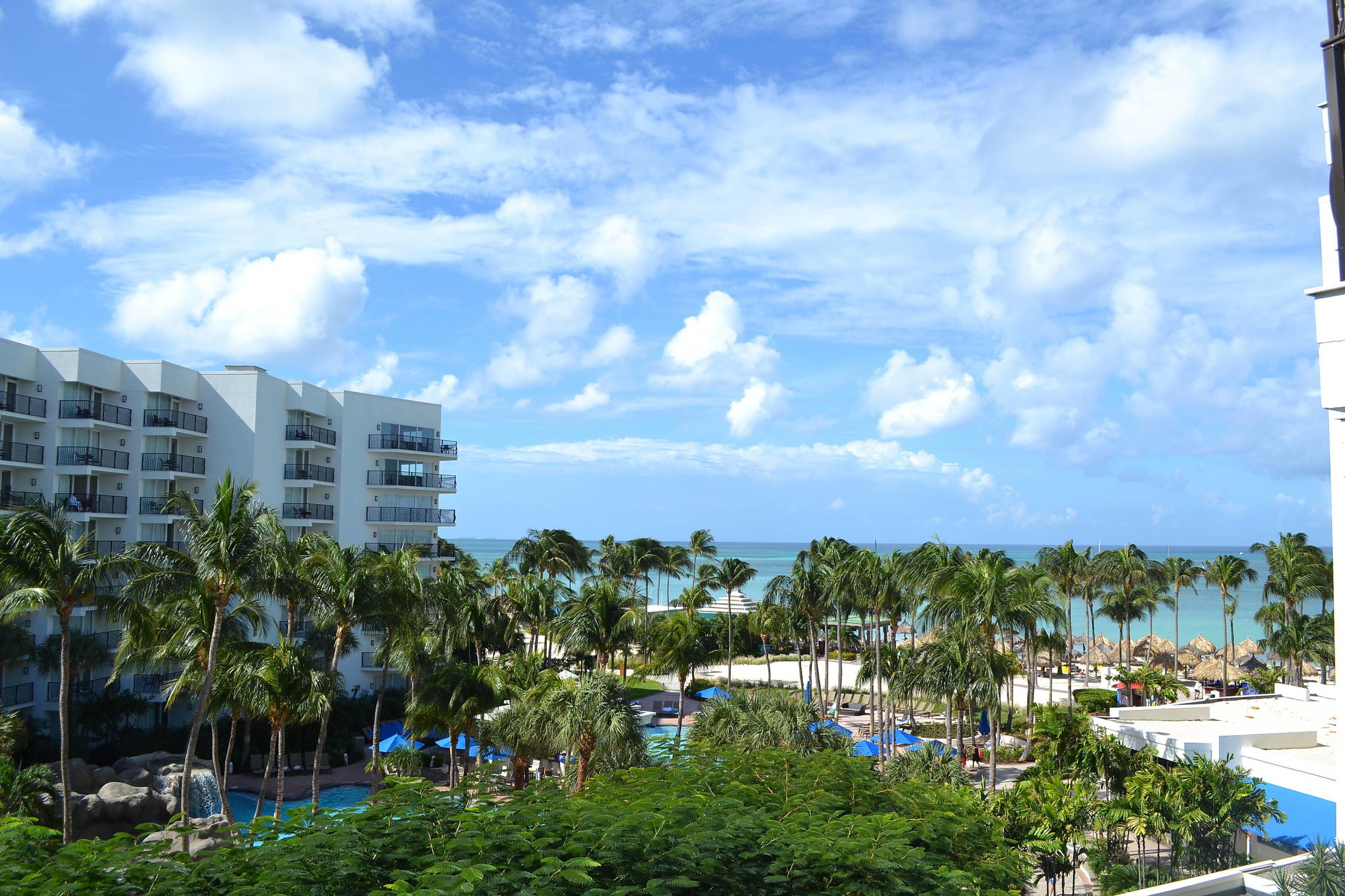 Partial Ocean View Room, 2 Queen Beds