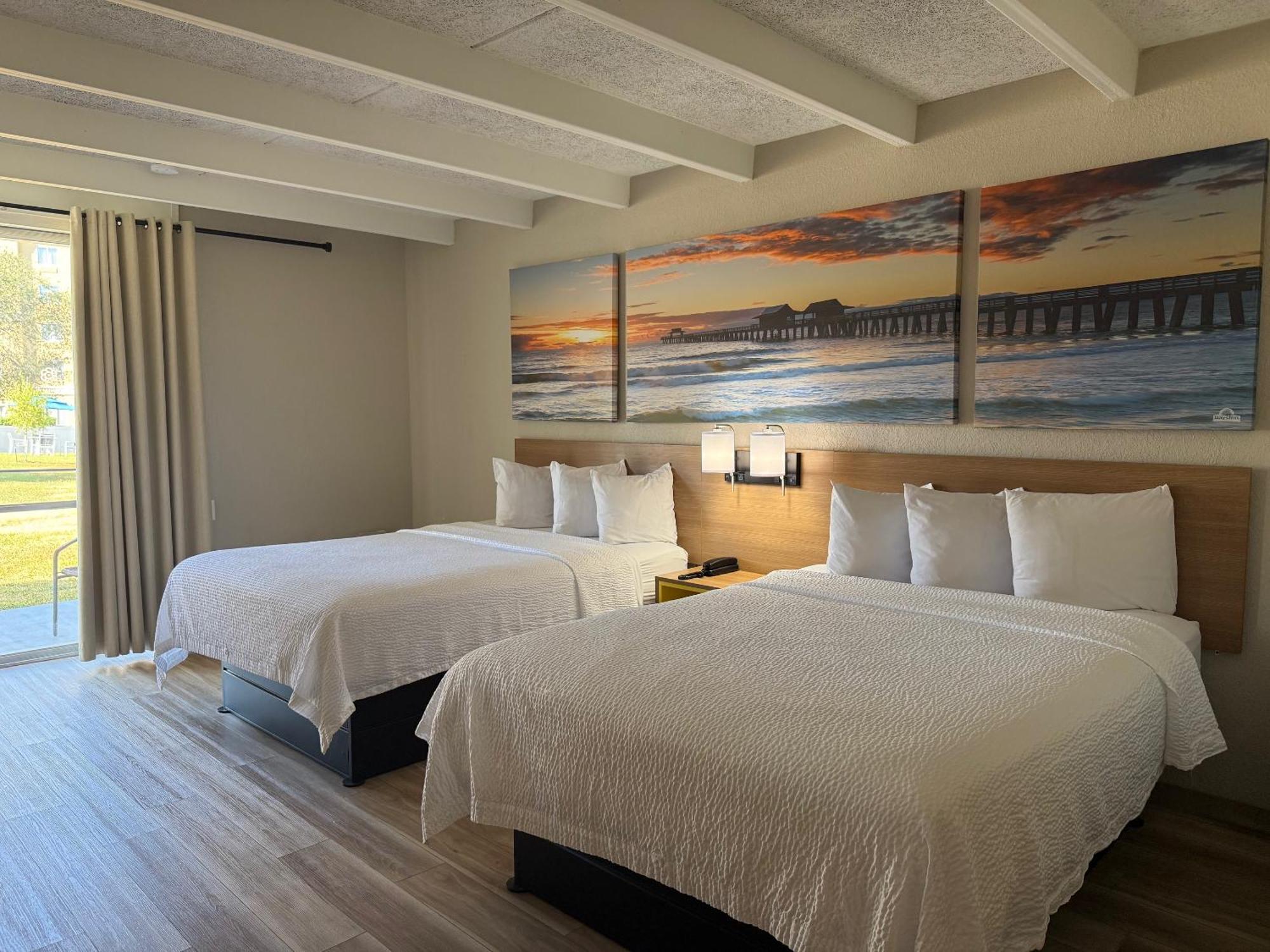 Queen Room with Two Queen Beds - First Floor - Patio - Non-Smoking
