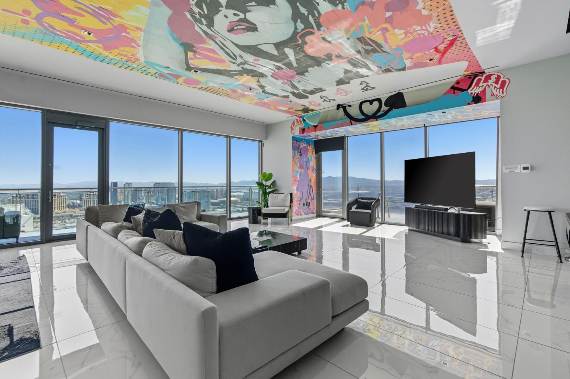 Designer Penthouse | Full Strip View & Private Balcony