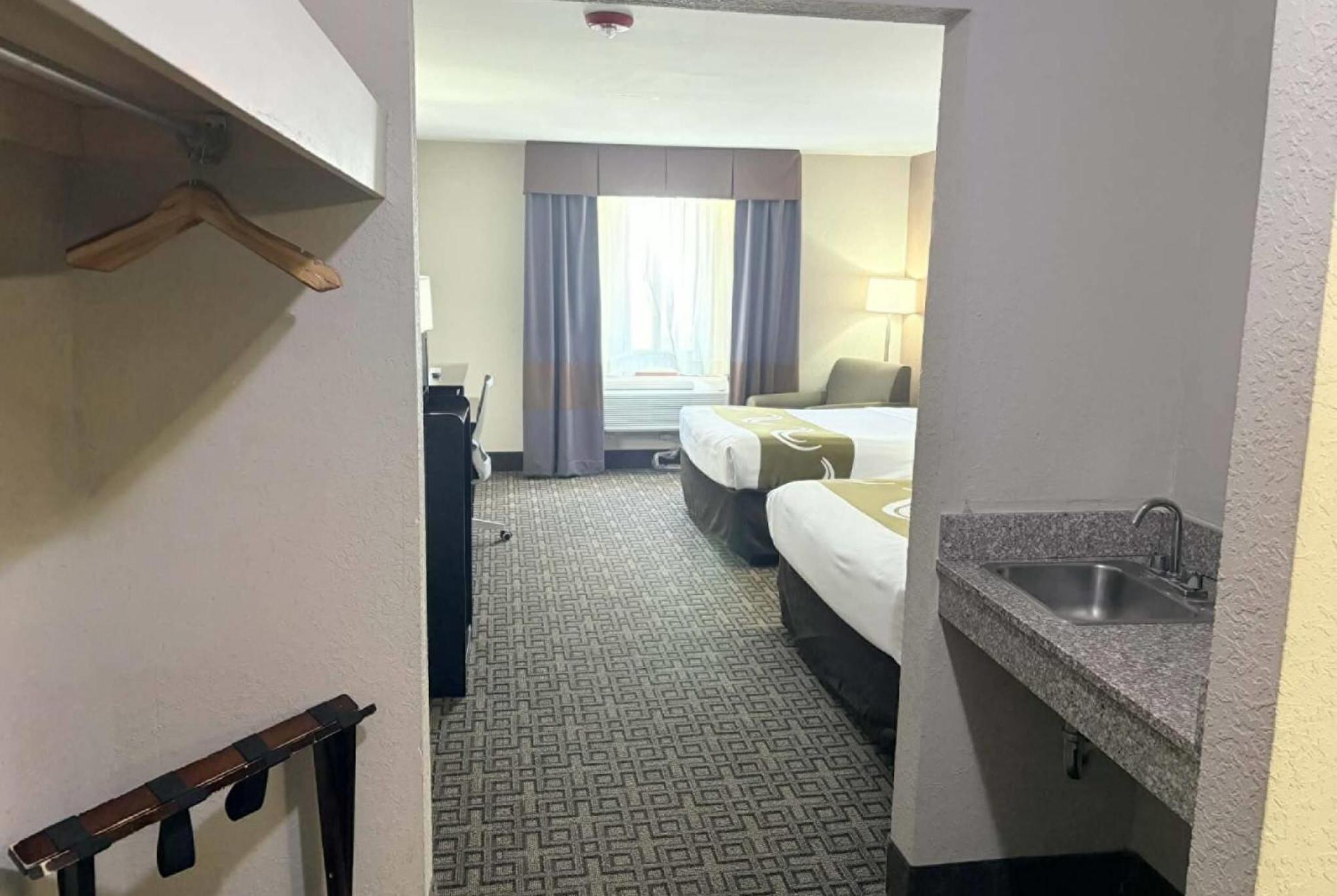 Room with Two Queen Beds and Mobility/Hearing Access and Roll-In Shower, Non-Smoking