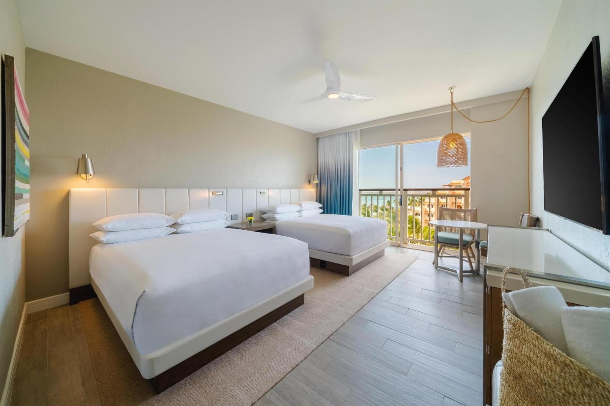 Two Queens Room with Resort And Ocean View