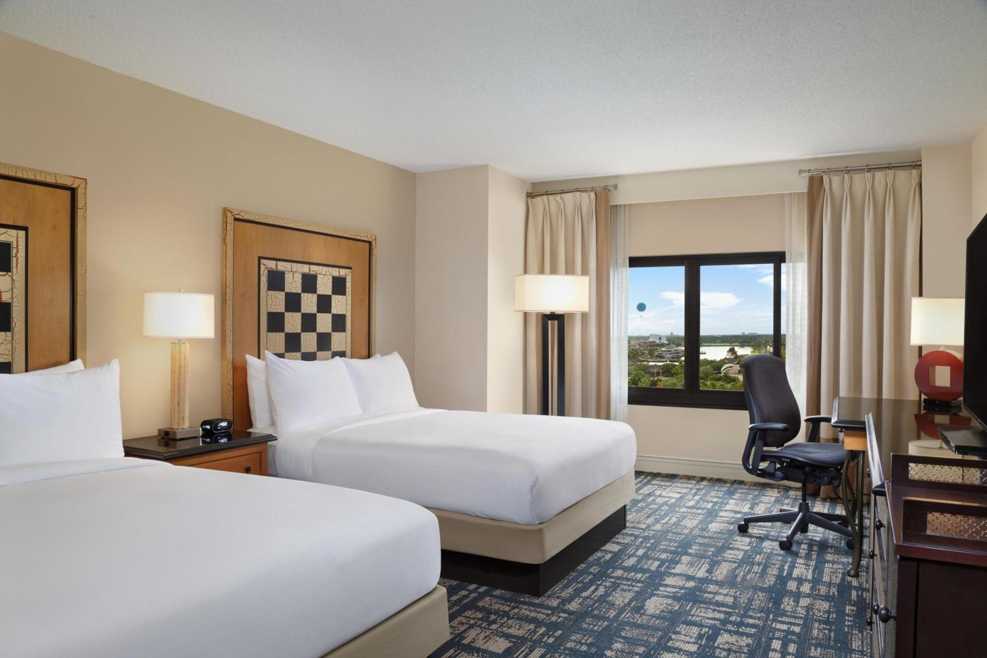 Double Room with Two Double Beds with Disney View