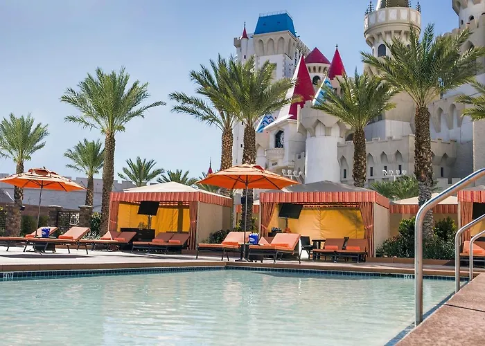 Beddable Unit By The Excalibur Casino Las Vegas Strip Aparthotel