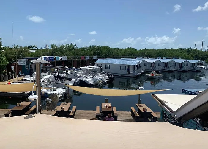 Aqua Lodges At Hurricane Hole Marina Stock Island