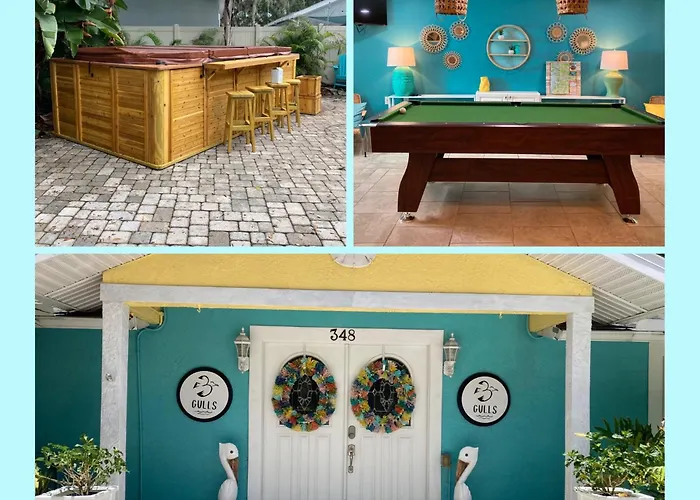 3Gulls Inn Ozona-Boutique Hotel-Steps From Restaurants & Brewery-Swimspa Pool-Pet Friendly Palm Harbor