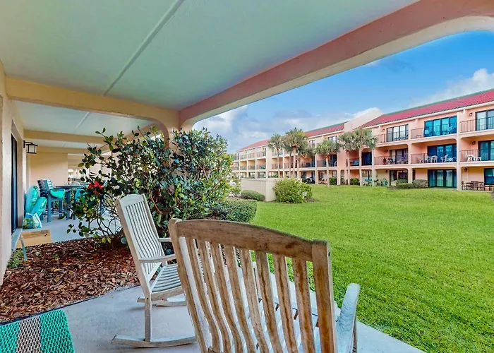 Patio Condo In Oceanfront Community W/ Pool - Walk To Beach St. Augustine