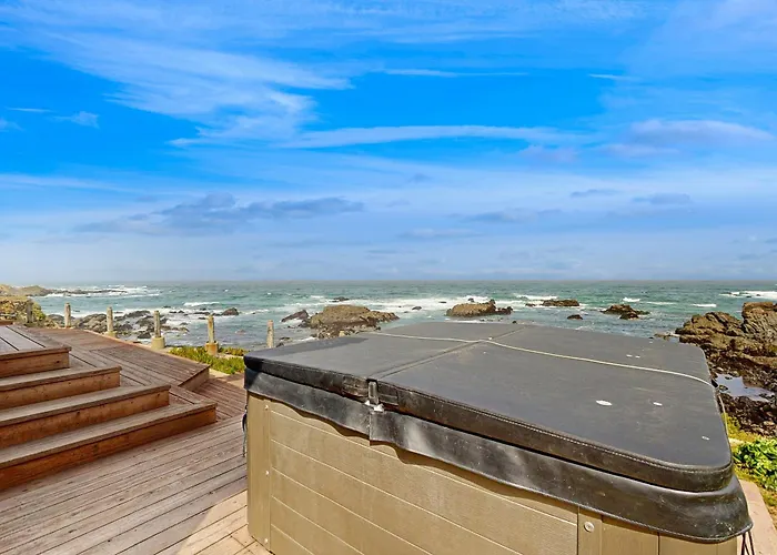 Relaxing Oceanfront Retreat With Hot Tub Villa Fort Bragg