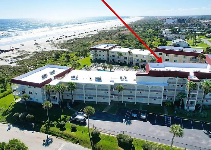 Prime Location 2 Story Condo With Wifi, Shared Pool, Ocean Views, & Beach Access Anastasia Island